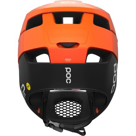 Otocon Race Mips POC Helmet, Fluorescent Orange AVIP/Uranium Black Matte