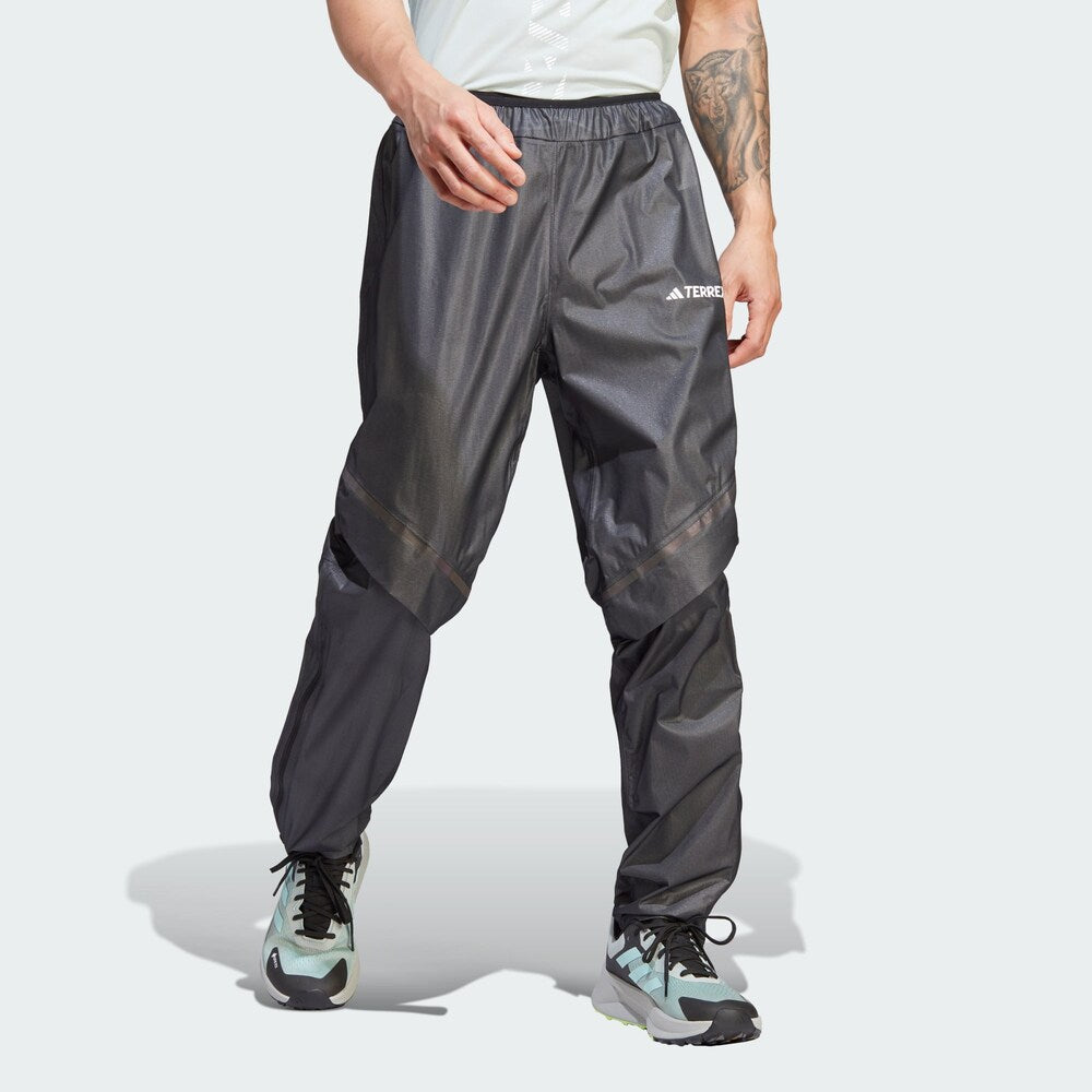 ADIDAS TERREX Xperior Light 2.5-Layer Rain Regular Outdoor Pants, Black