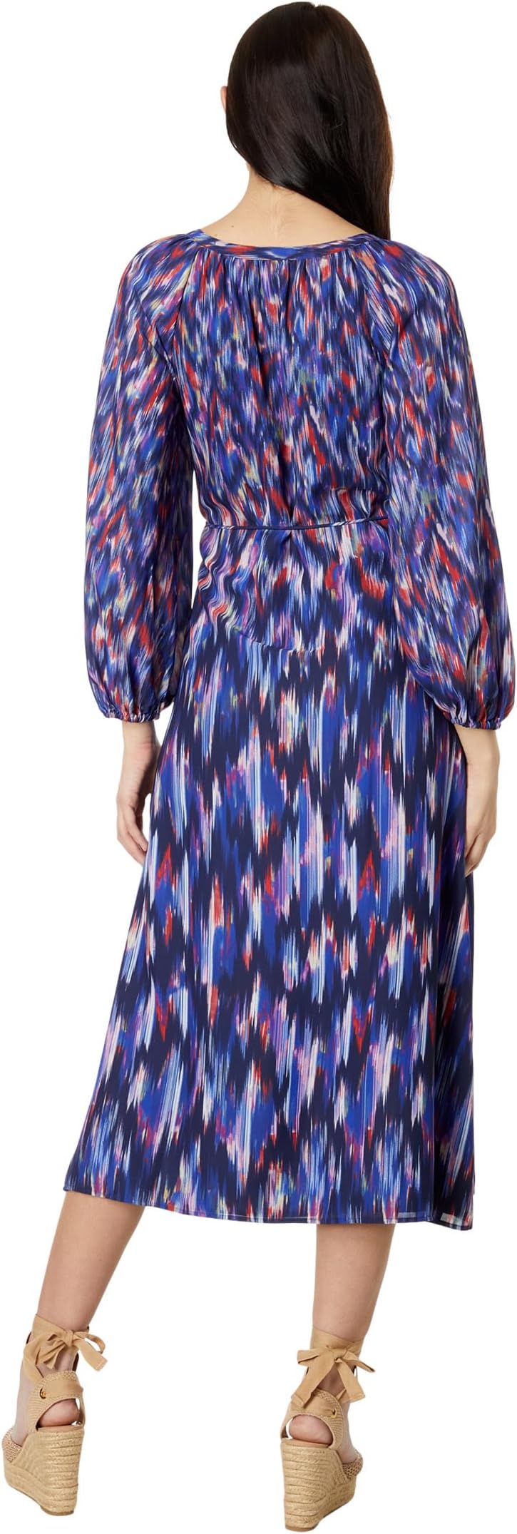 Tommy Bahama Iridescent Ikat Maxi Dress in Island Navy