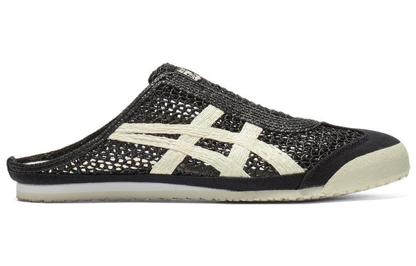 حذاء Sabot من Onitsuka Tiger MEXICO 66 باللون الأسود الكريمي