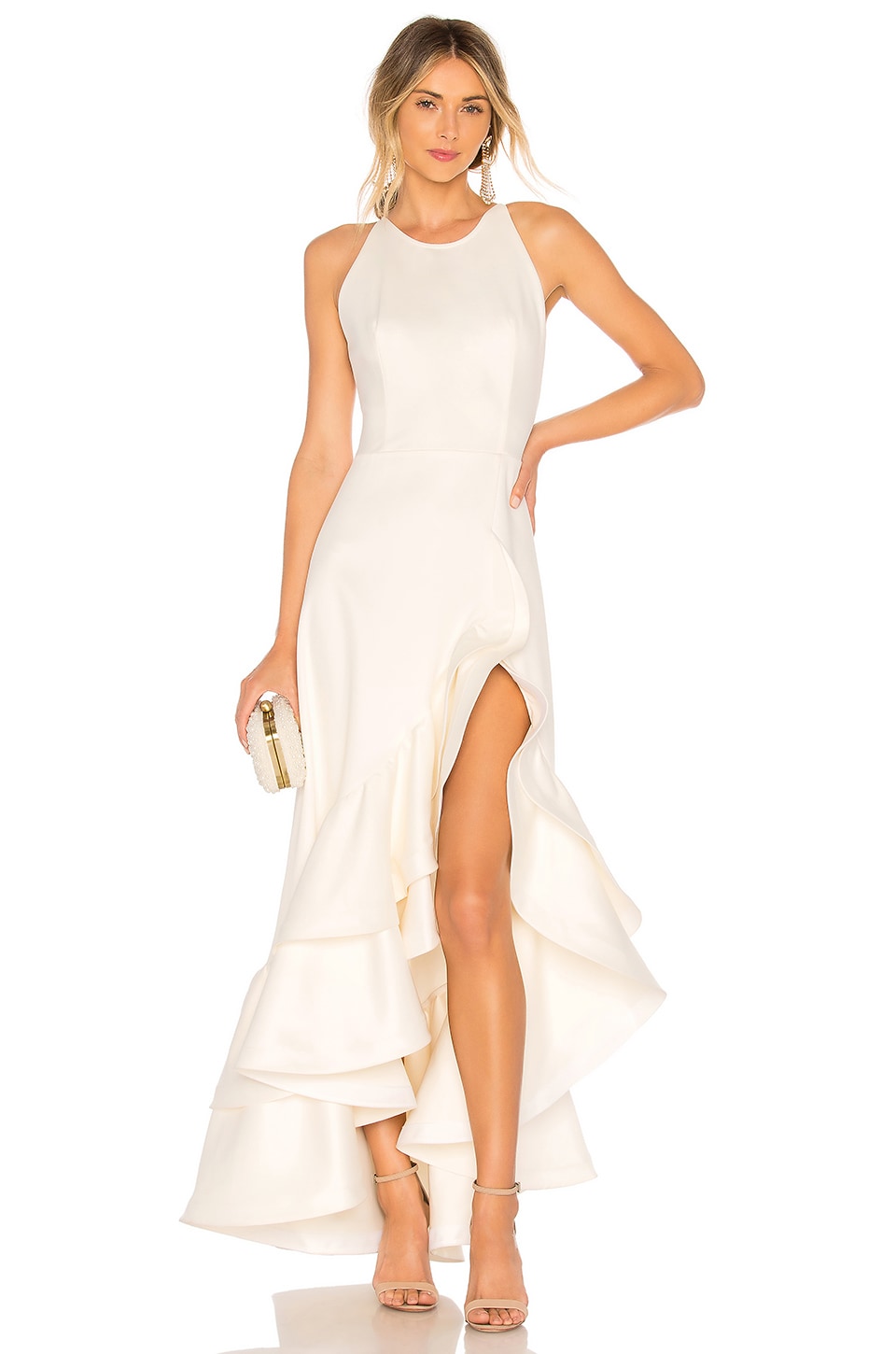 Bronx and Banco Paros Gown dress, white