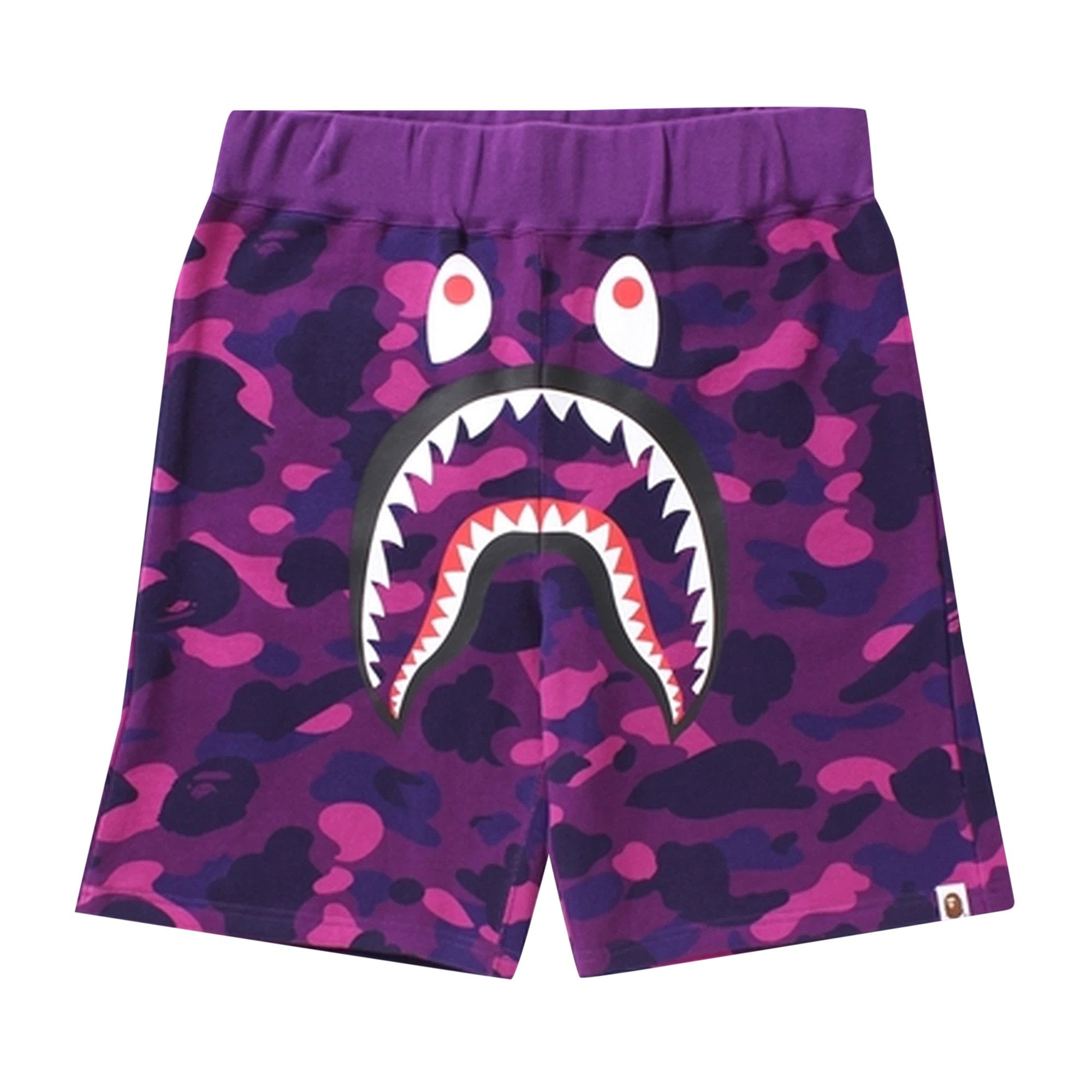 شورت رياضي من BAPE Color Camo Shark، أرجواني