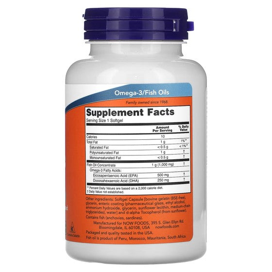 NOW Foods Ultra Omega-3 Fish Oil, 90 Softgels