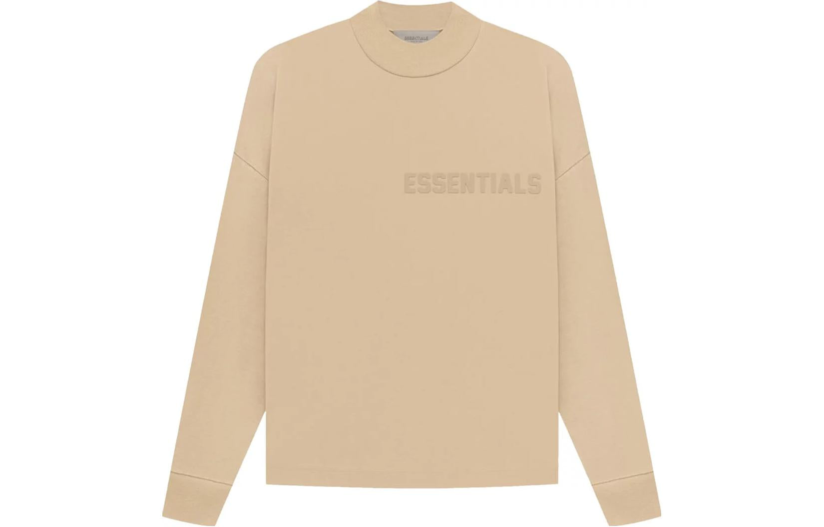 Fear of God Essentials Unisex T-shirt, sandy white