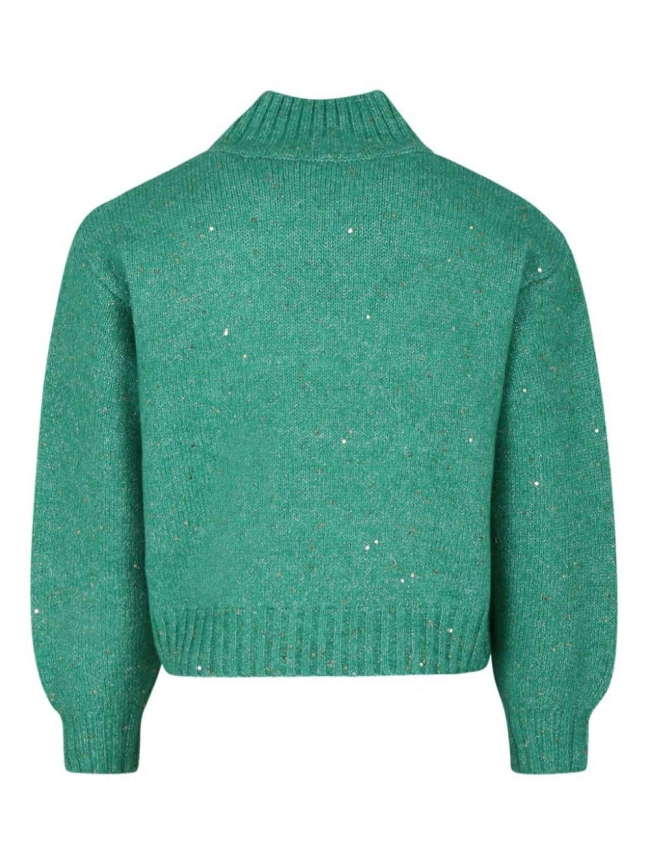 Billieblush jumper knitted with metallic thread, green