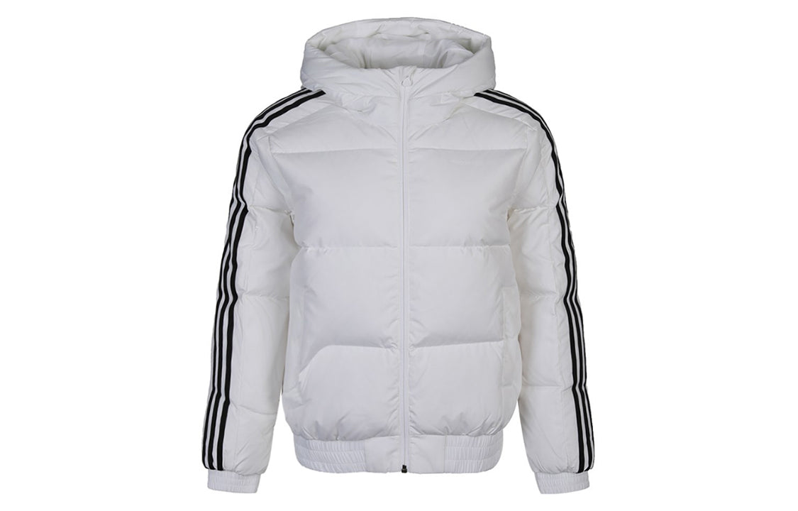 Women's down jacket white Adidas Neo