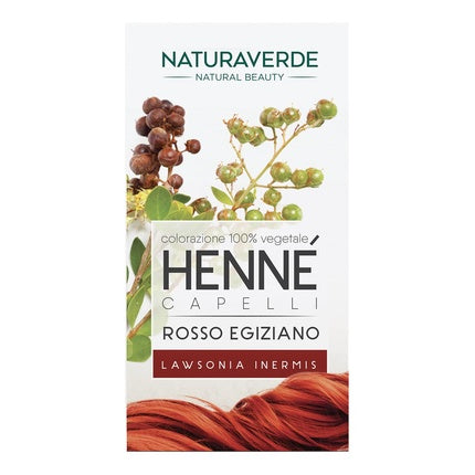 Herbal hair dye Henne “Egyptian red”, 100 g, Naturaverde