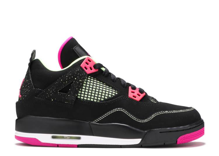 حذاء رياضي AIR JORDAN 4 RETRO 30TH GG 'FUCHSIA'، أسود