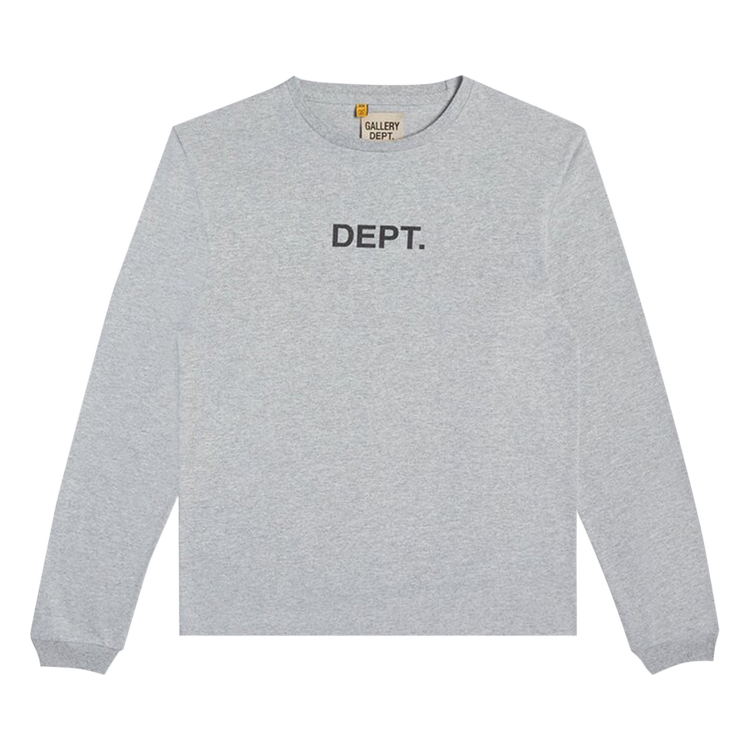 T-shirt Gallery Dept. Long-Sleeve 'Heather Grey', gray