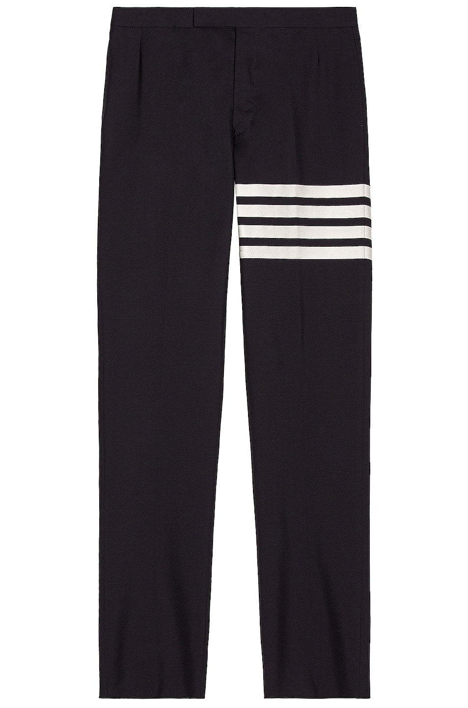 بنطلون Thom Browne 4 Bar Backstrap Trouser واسع الساق، أزرق داكن