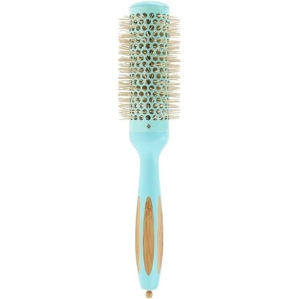 T4B Ilu Bamboom Styling Detangling Eco-Friendly Natural Bamboo Round Comb for Volume and Color for Professional Hairdressers All Hair Types and Lengths 35mm 1 , 38 inches, Tb Tools For Beauty