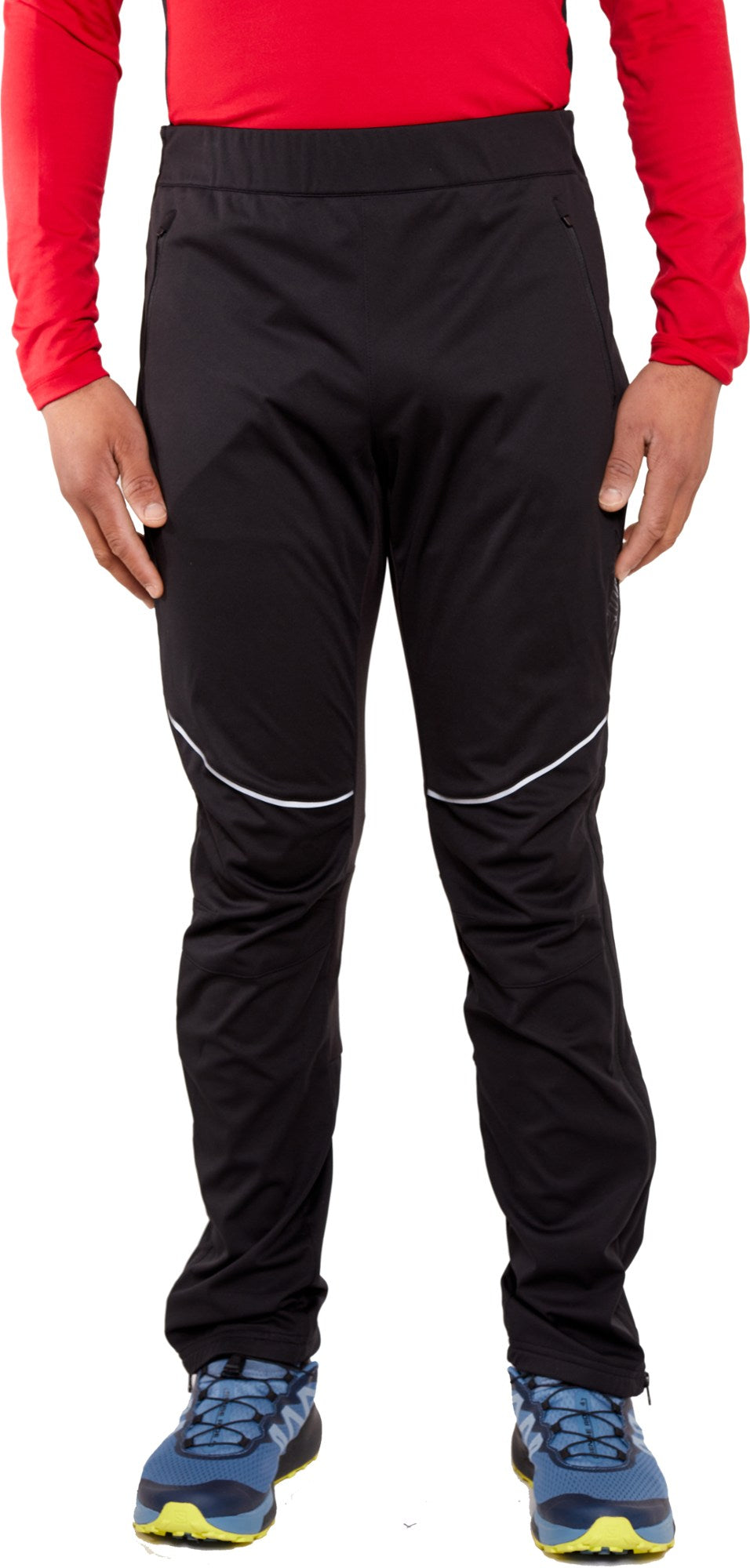 Solo trousers with full zip - men's Swix, black