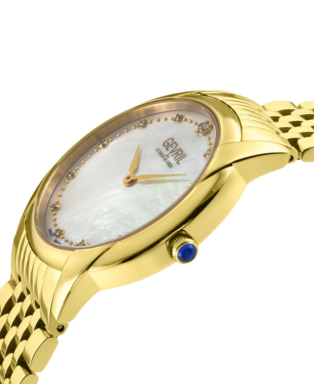 Airolo Women's Watch Swiss Quartz Gold Stainless Steel 36mm Gevril gold