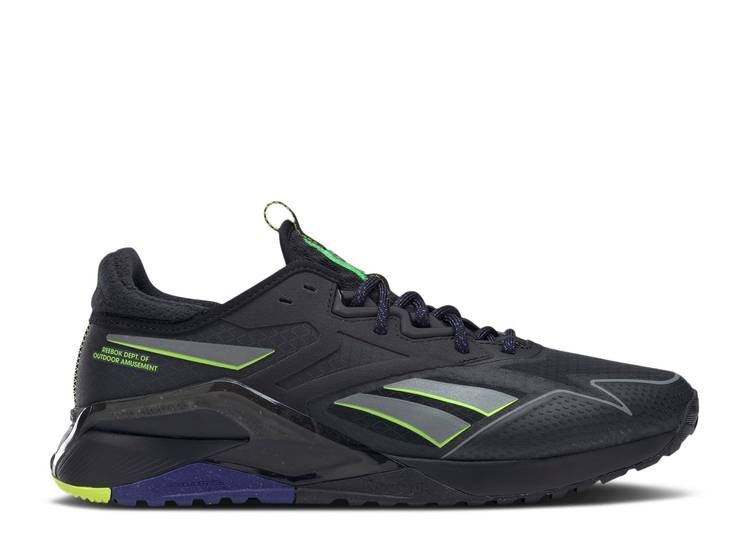 حذاء رياضي Reebok NANO X2 TR ADVENTURE WINTER 'BLACK SOLAR ACID YELLOW' باللون الأسود