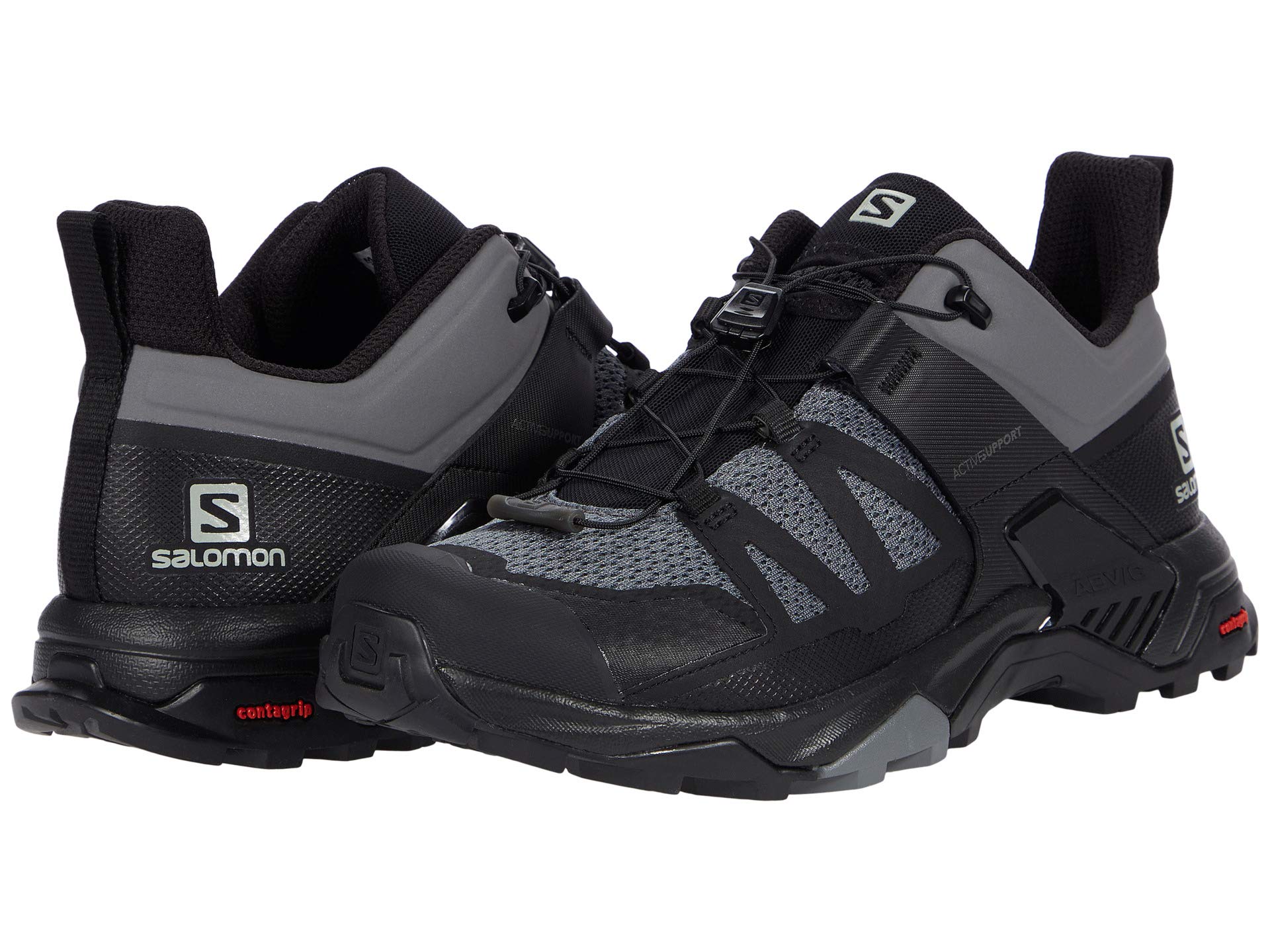 Salomon X Ultra 4 trekking boots, black/gray