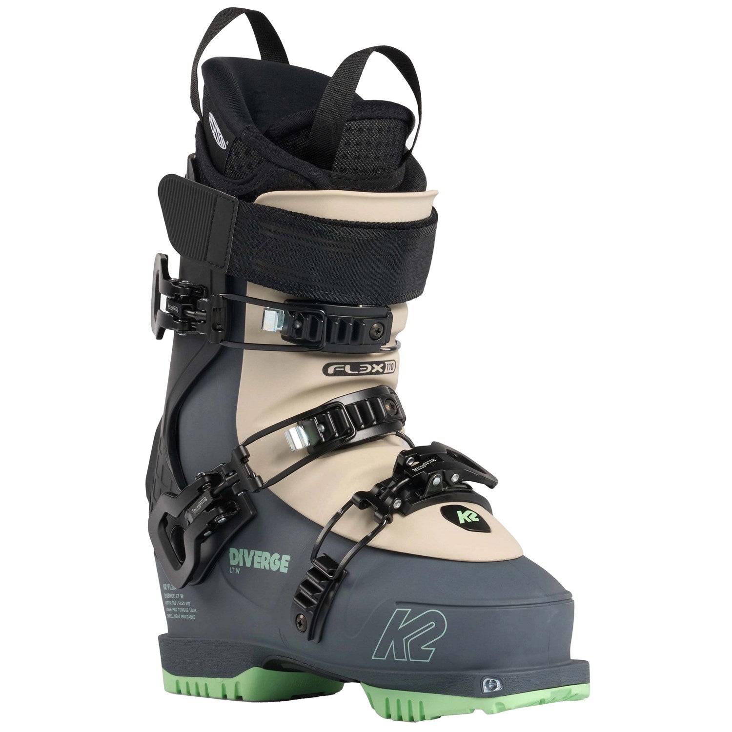 Ski boots K2 FL3X Diverge LT Alpine Touring, gray