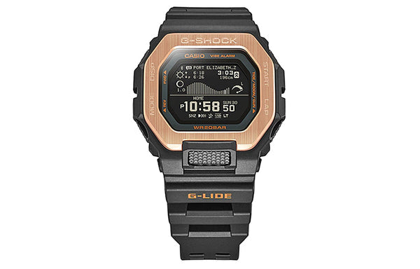 CASIO G-Shock Digital 'Rose Gold' watch, black