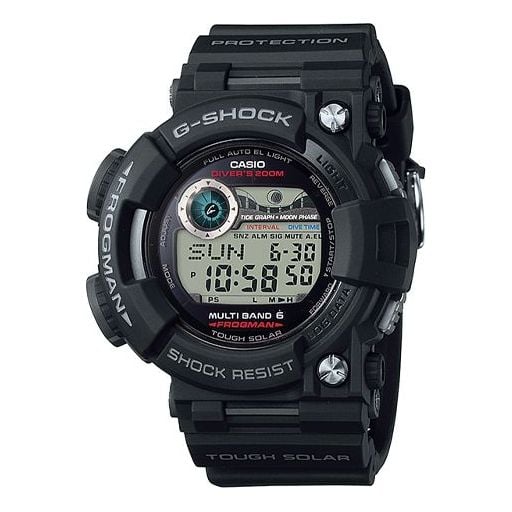 CASIO G-Shock Frogman 'Black' watch, black