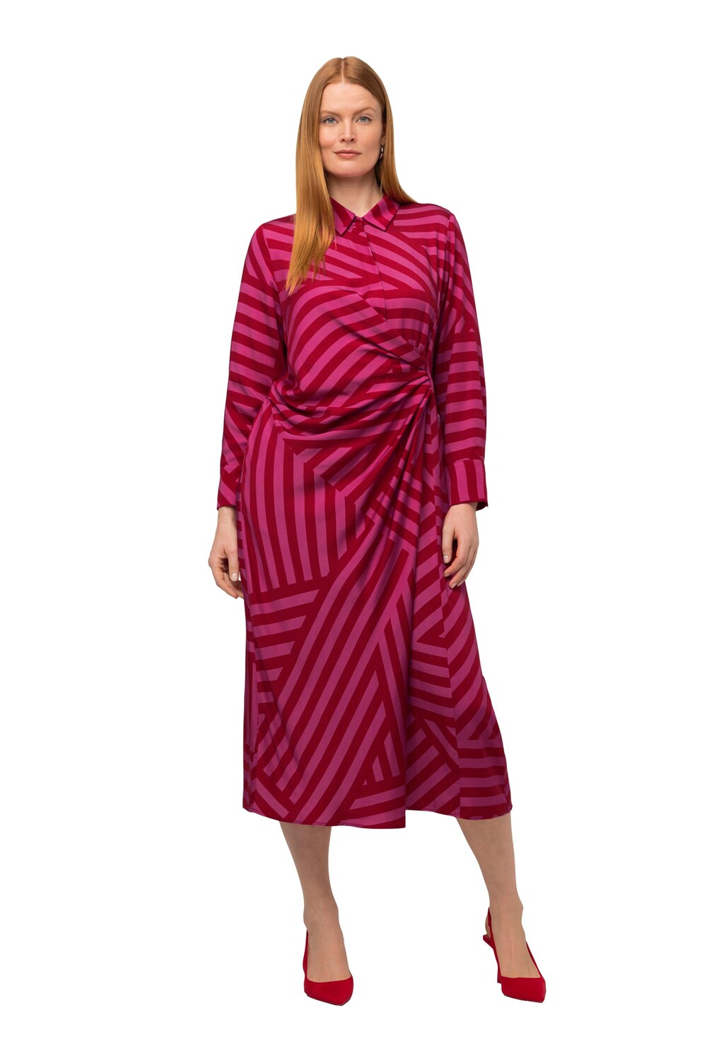 Shirt-dress Ulla Popken, pink