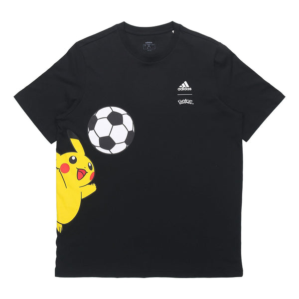 تي شيرت adidas x POKEMON Series Sports Training Asia Edition باللون الأسود، أسود