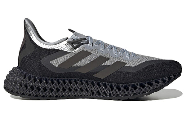 Adidas 4DFWD 2 Running Shoes 'Halo Silver / Night Metallic', color halo silver / night metallic / carbon