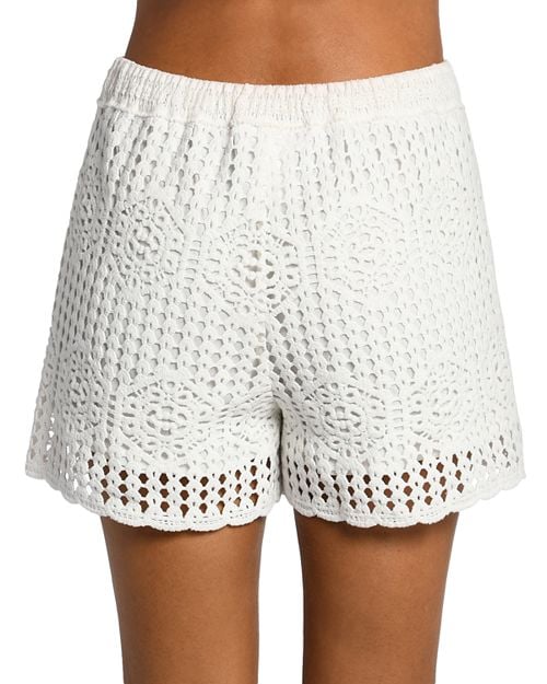 La Blanca Beach Swim Shorts, Ivory/Cream