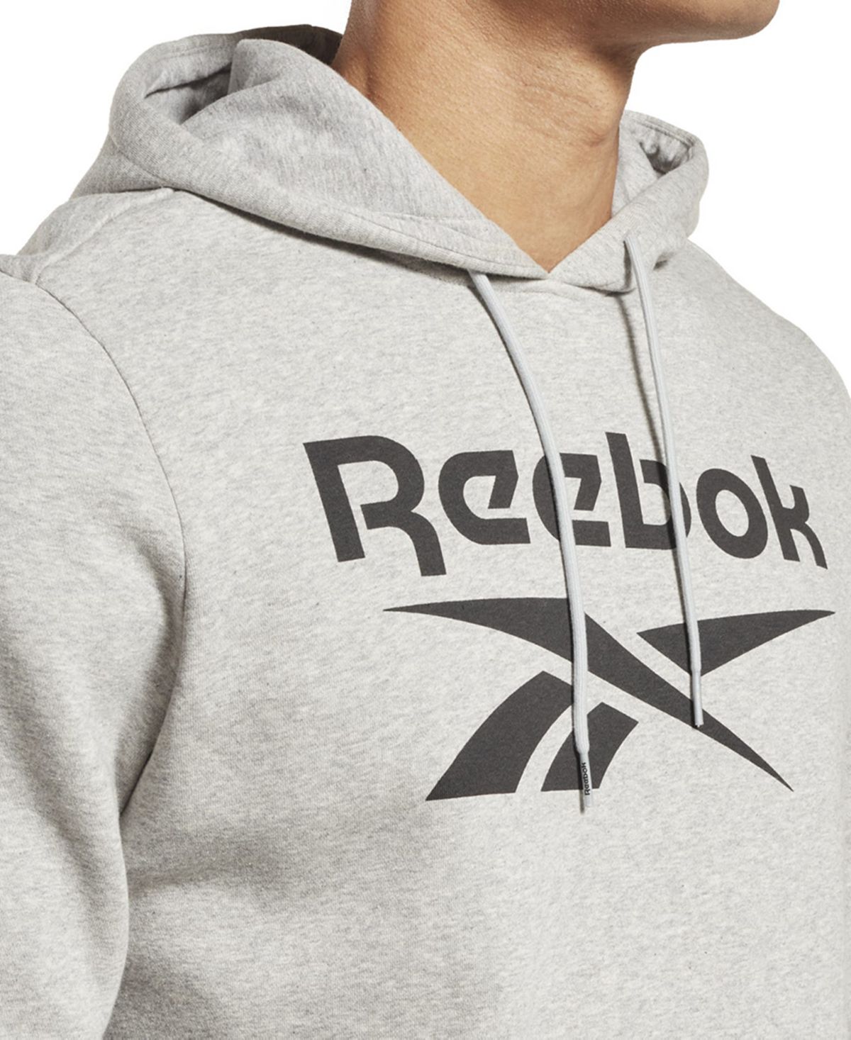 سويت شيرت رجالي من الصوف بقصّة عادية بشعار Reebok