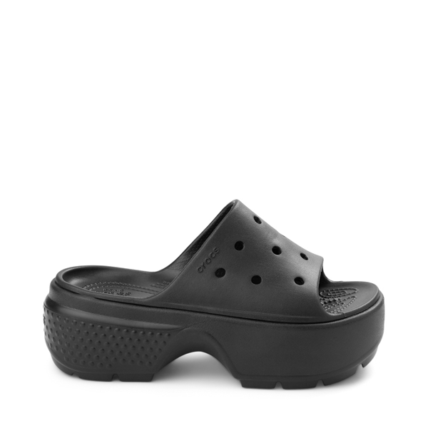 Crocs Stomp Platform Slippers, black