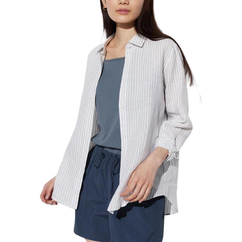 Women's light gray shirt Uniqlo