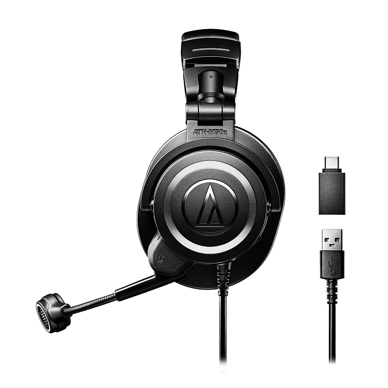 ميكروفون سماعة الرأس Audio-Technica ATH-M50XSTS StreamSet مع موصل USB