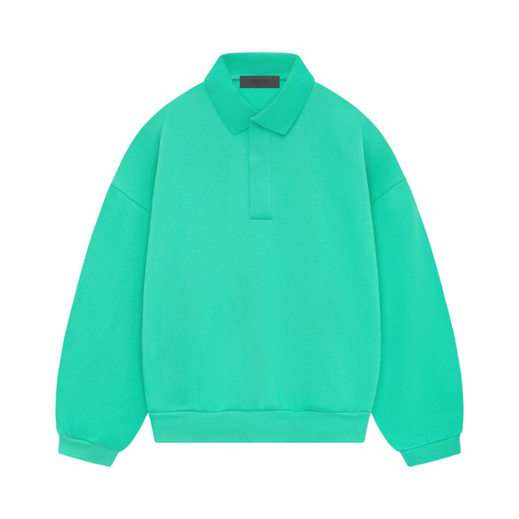 أساسيات Fear Of God أساسيات Fear of God بولو بأكمام طويلة "Mint Leaf" باللون الأخضر