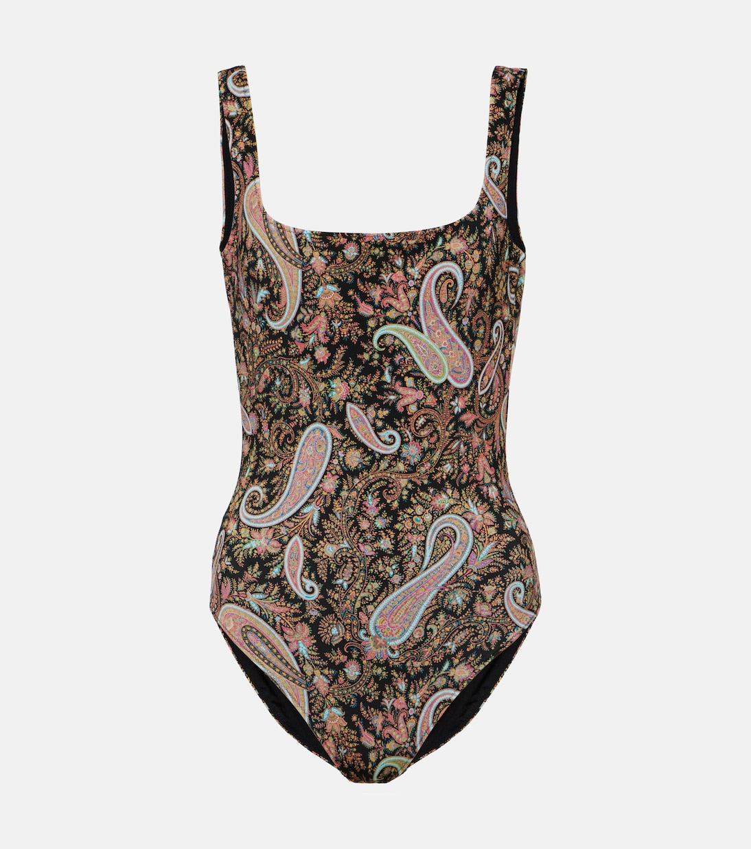 Etro paisley swimsuit, black