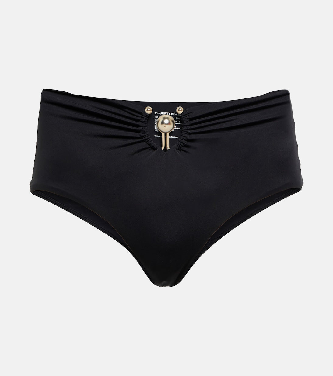 Christopher Esber Embellished Bikini Bottoms, Black