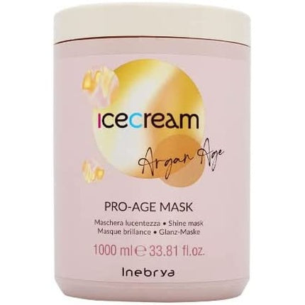 Ice cream Argan Age Pro Age Mask Lucentezza 1000ml, Inebrya