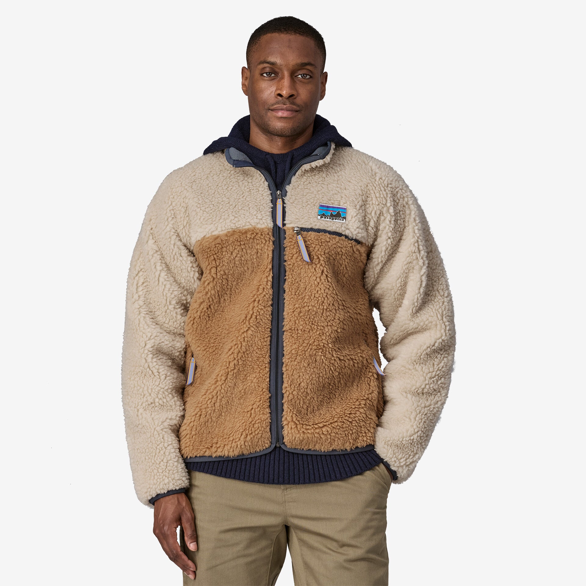 Patagonia Retro Natural Blend Cardigan, Brown