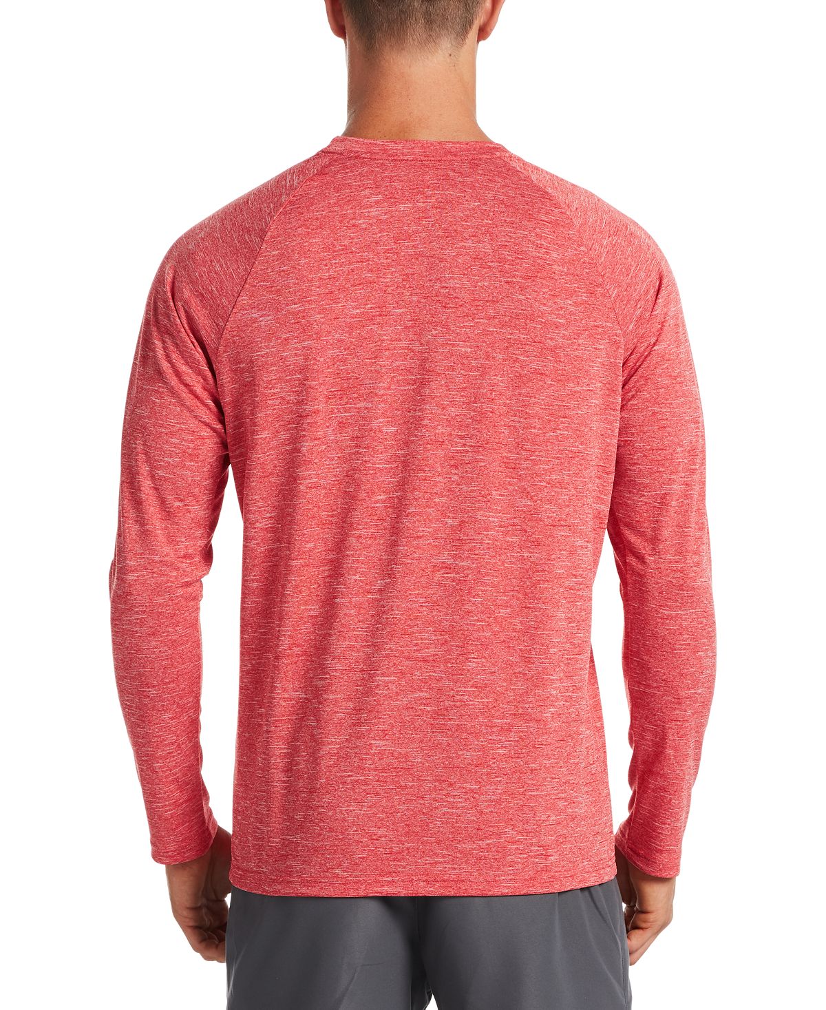 Heather Hydroguard Nike Men's Long Sleeve Swim Top