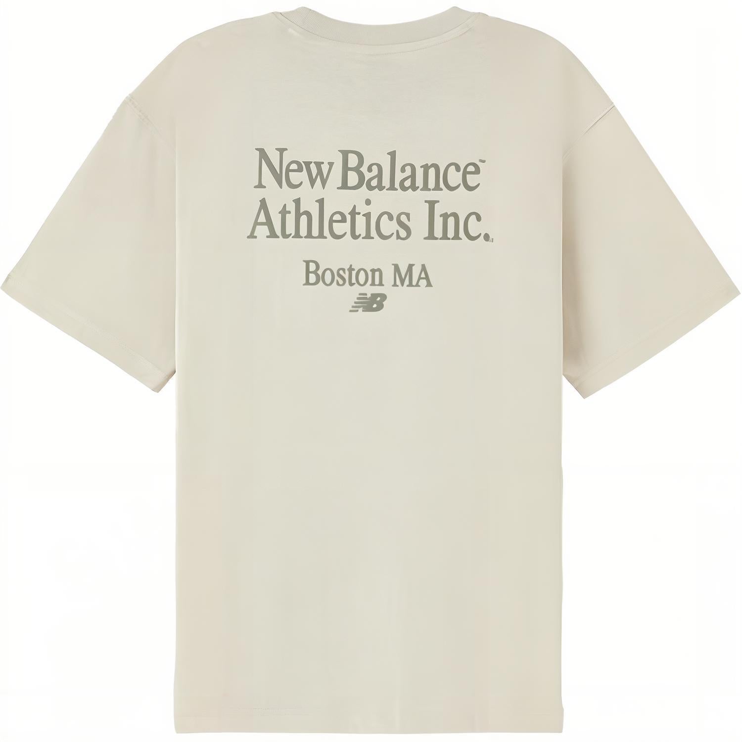 T-shirt men's khaki New Balance, khaki