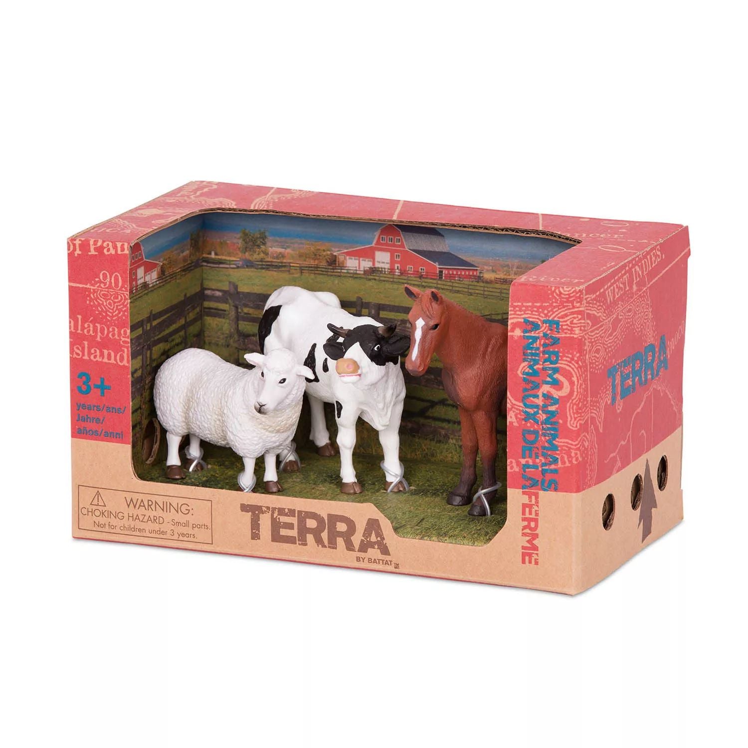 Set of animals from the Terra Terra farm