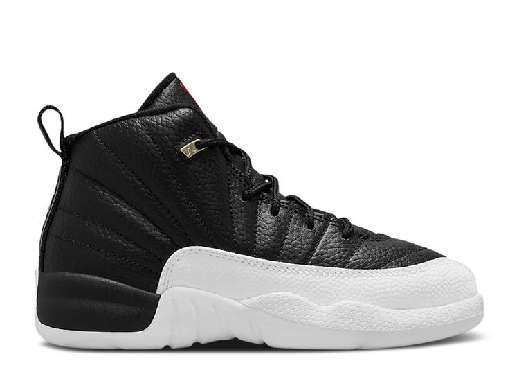 حذاء رياضي AIR JORDAN 12 RETRO PS 'PLAYOFF' 2022، أسود