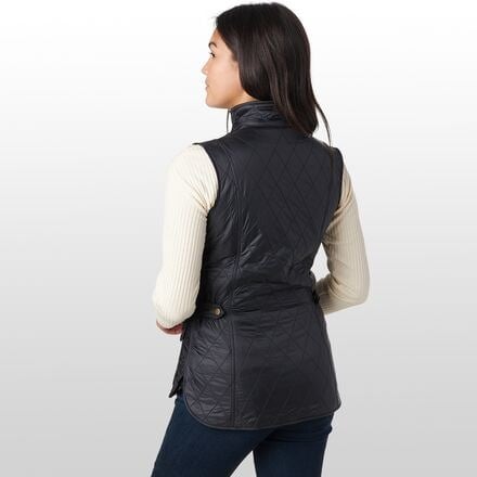 جاكيت Wray Gilet للنساء من Barbour، باللون الأسود