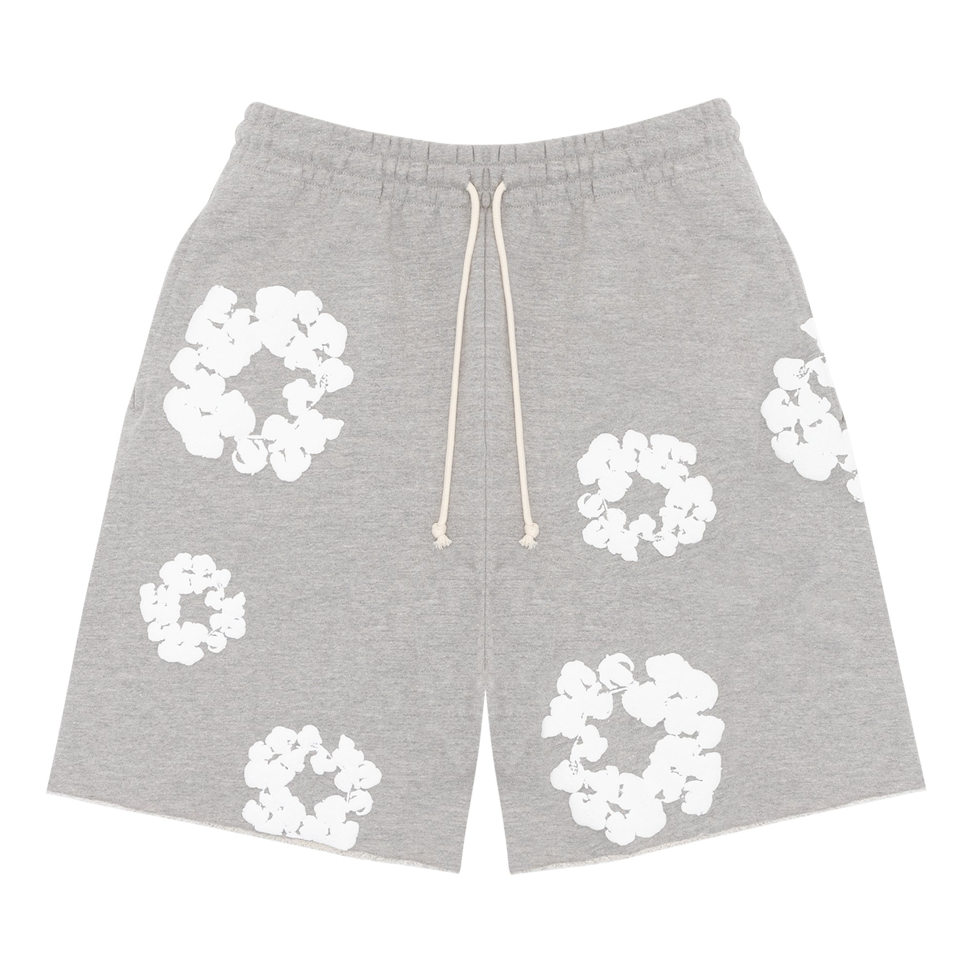 The Cotton Wreath Denim Shorts, Gray