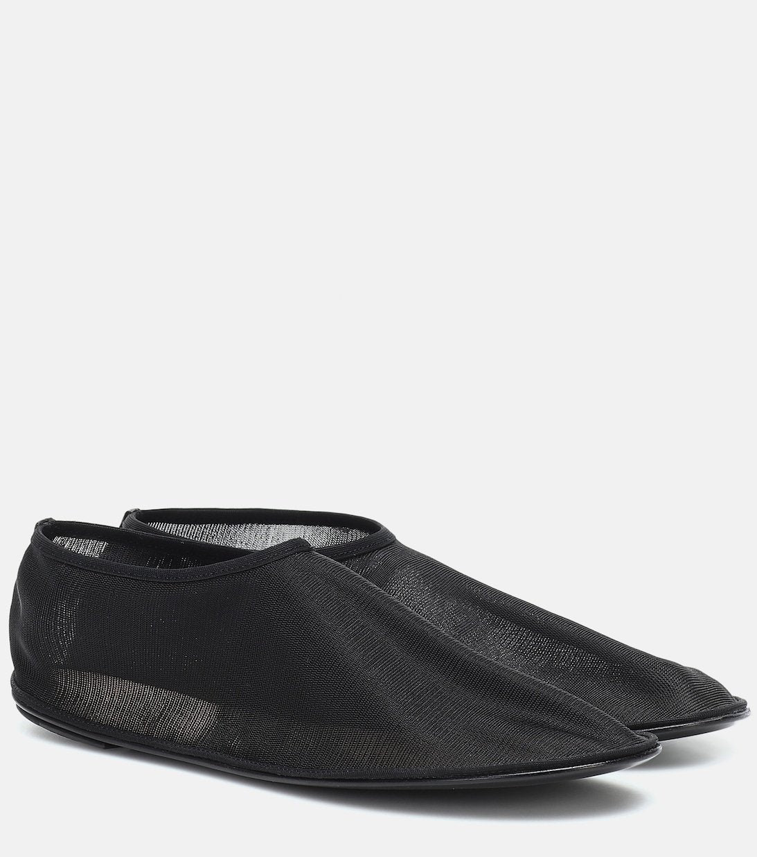 The Row ballet flats, black