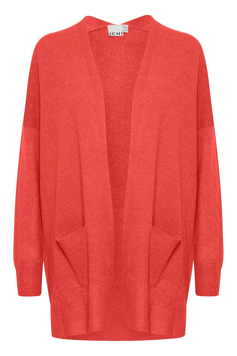 Knitted cardigan Ichi, red