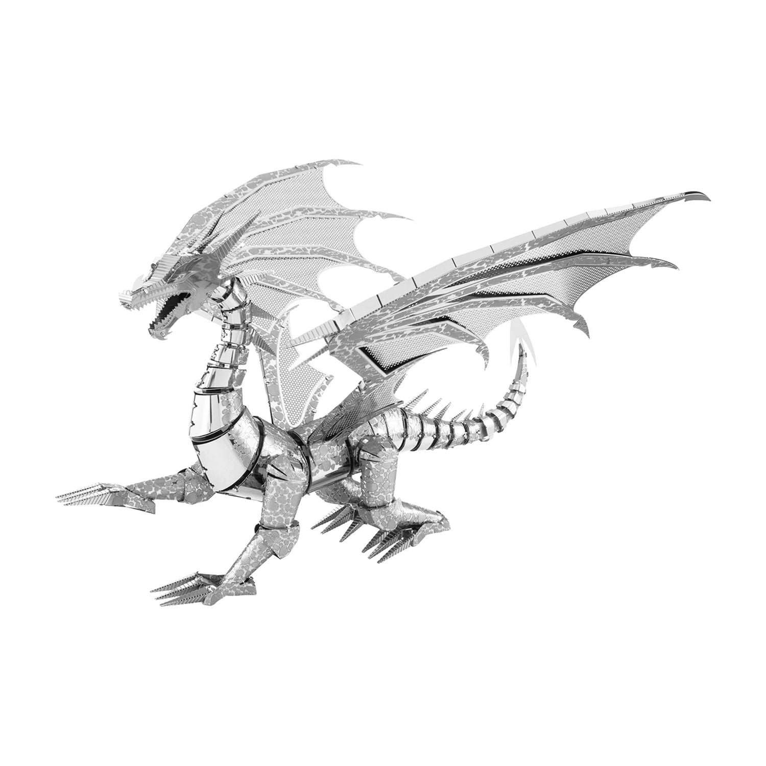 Fascinations Metal Earth ICONX 3D Metal Model Kit - Fascinations Silver Dragon