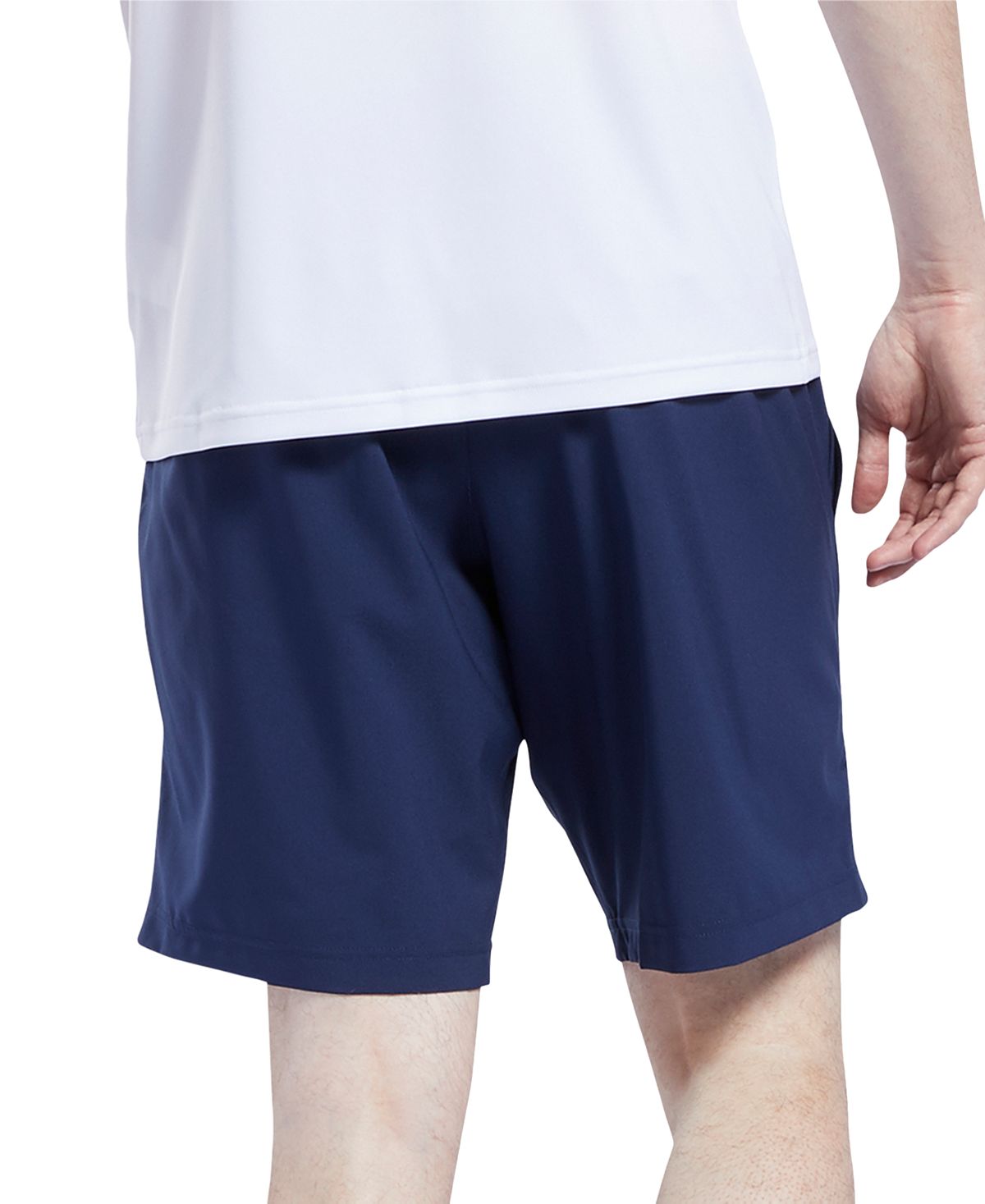 Reebok Men's 9" Regular Fit Woven Drawstring Moisture Wicking Shorts