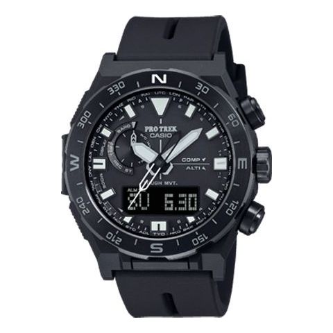 Casio Protrek Mountaineering Analog-Digital Watch 'Black', black