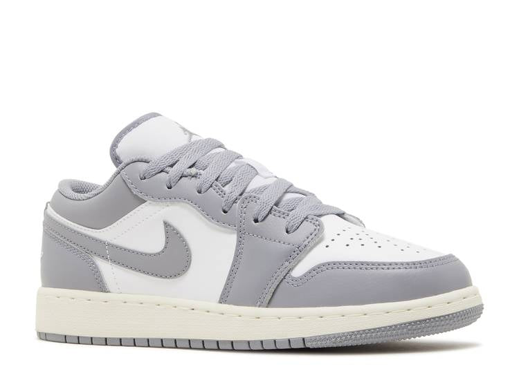 حذاء رياضي AIR JORDAN 1 LOW GS 'VINTAGE GRAY'،