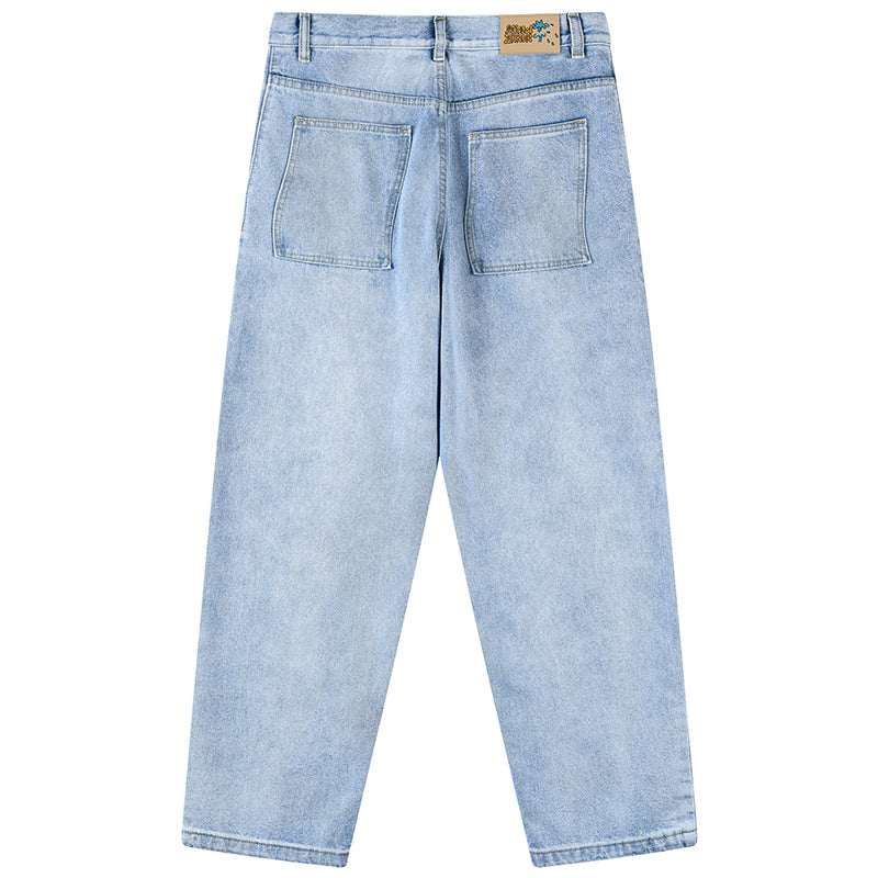 MIND ERROR Men's Jeans, Light Blue