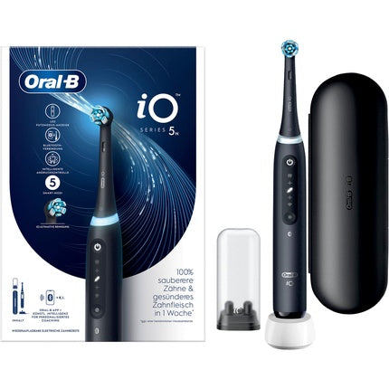 فرشاة الأسنان الكهربائية Io Series 5، باللون الأسود، Oral-B