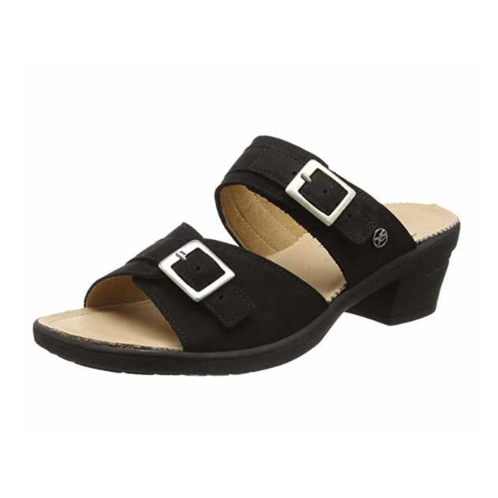 Hartjes mules, black